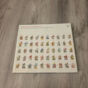 Birds and Flowers of the Fifty States Book United States Stamps 1982.